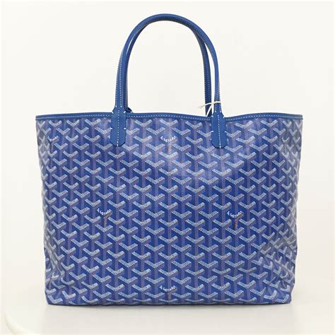 goyard tote second hand|second hand blue goyard bag.